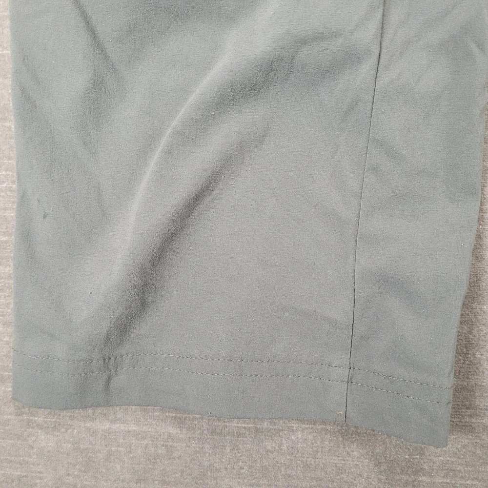 Columbia Men Outdoor Pants Size 12 Short Gray Omni Shield Water Repellent Hiking